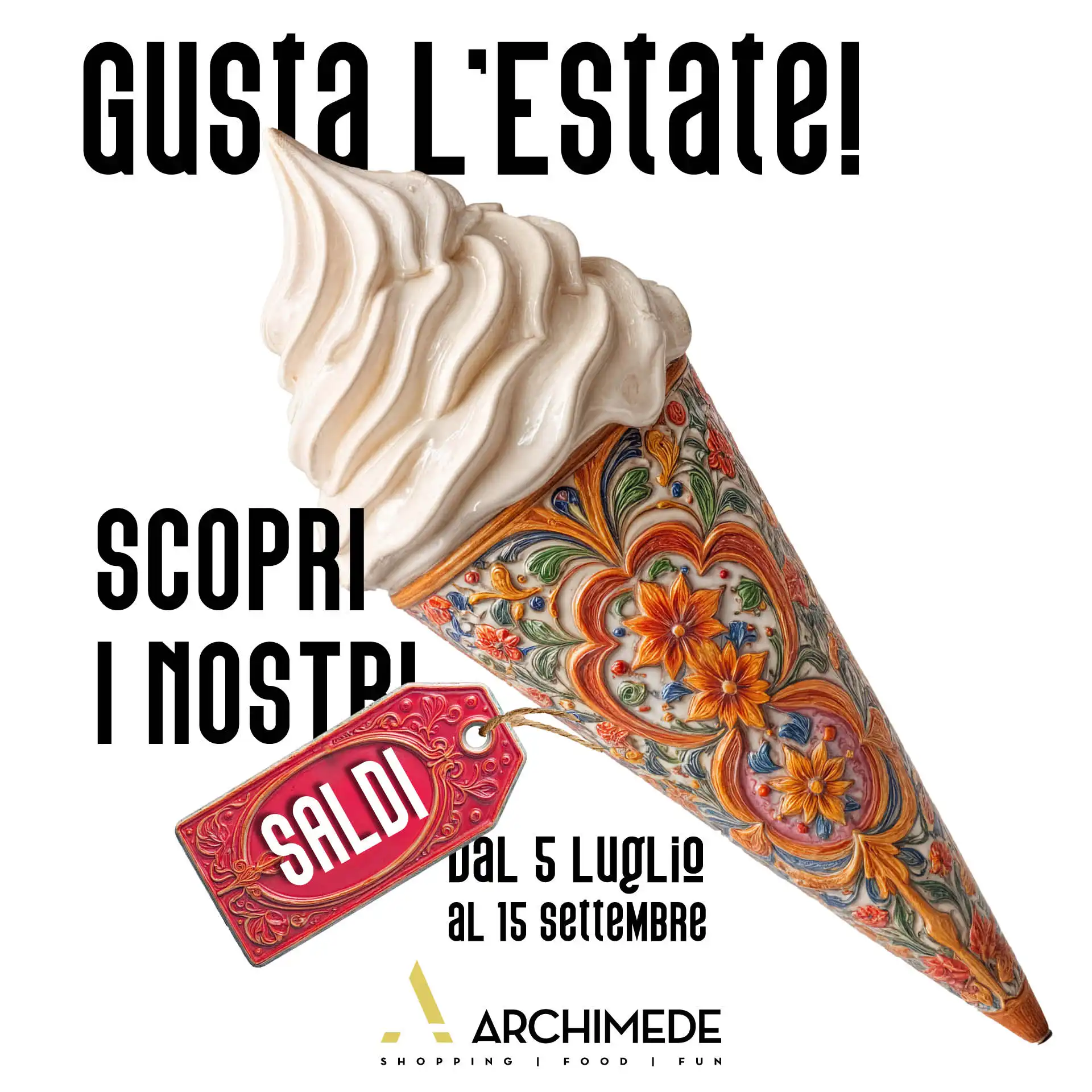 Campagna Archimede: Gusta l’estate