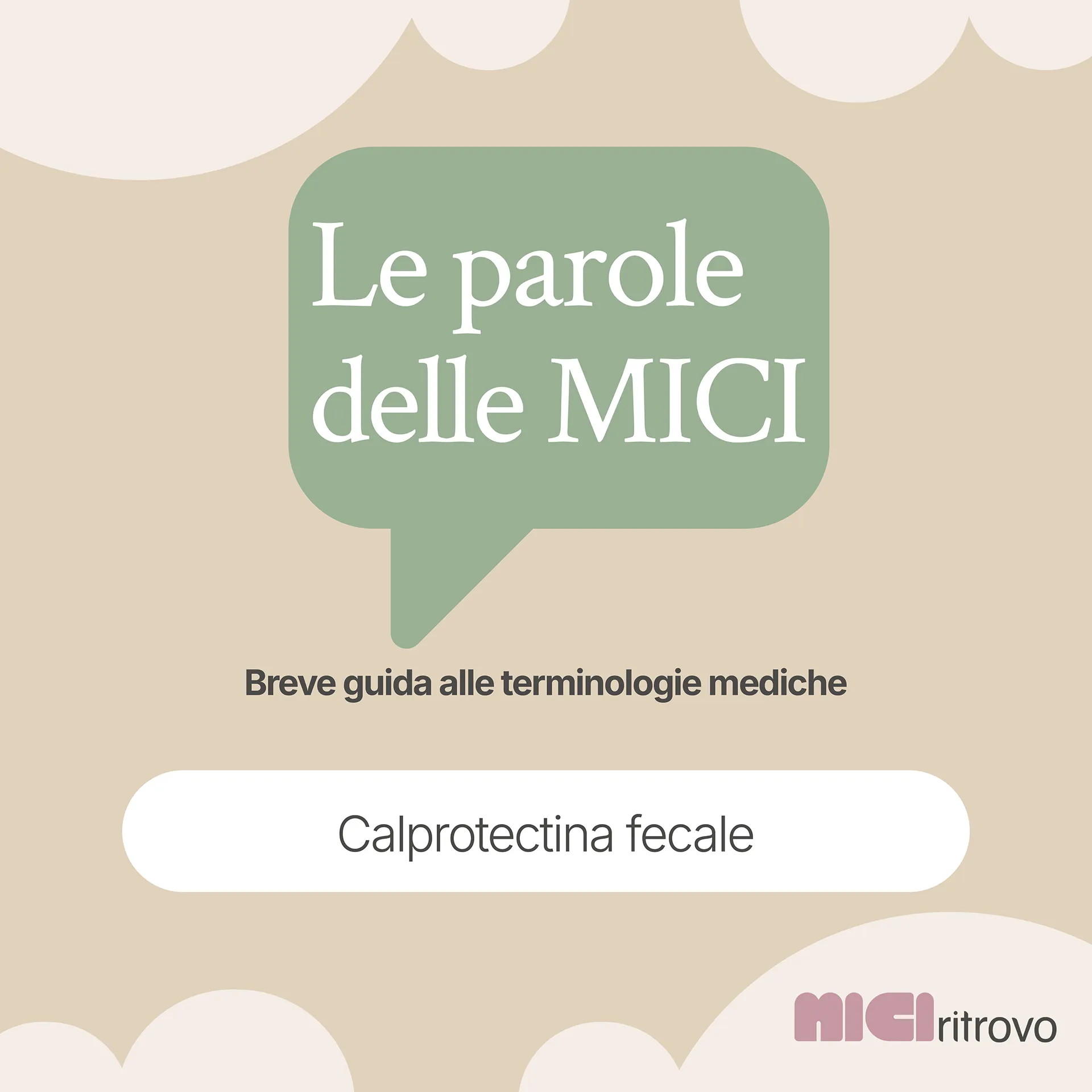 MICIritrovo: rubrica Le parole delle MICI